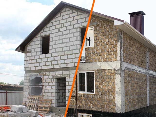 Строительство домов из газобетона и ракушечника